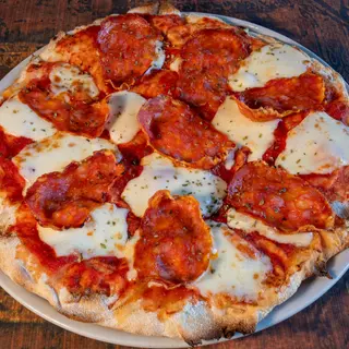 Pinsa pepperoni spianata