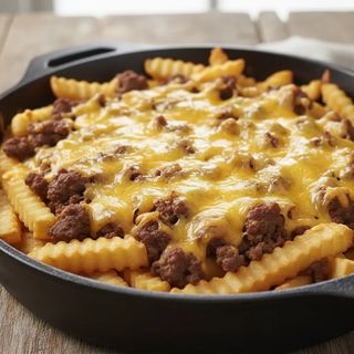 Patatas Gratinadas con Carne picada