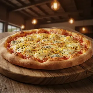 Pizza 4 Quesos Mediana/Familiar