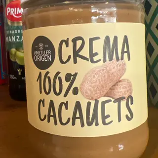 Crema de cacahuete
