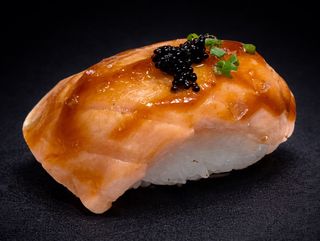 salmón teriyaki