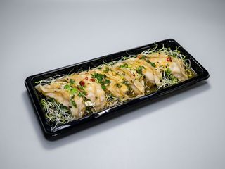 Gyosa de Gambas y verdura