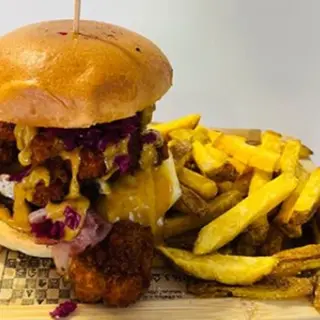 Hamburguesa Cajún