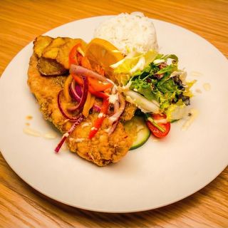 Escovitch King Fish / Pescado Frito al estilo Caribeño