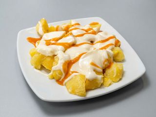 Ración Patatas Bravas solo con mayonesa 