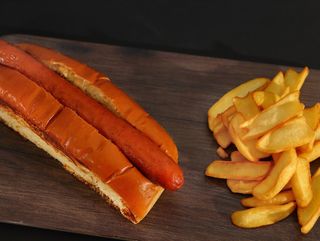 Hot dog perrito menú