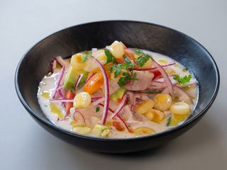 69. Ceviche de corvina salvaje
