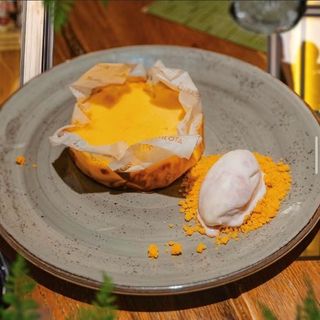 Tarta de queso San Simón