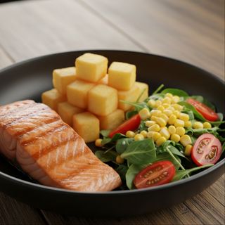 combi Salmon Fresco A La Plancha
