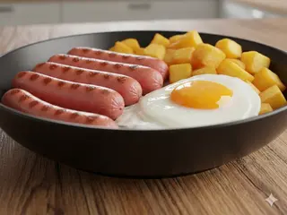 Combinado salchichas del pais