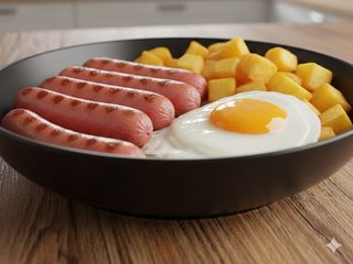 Combinado salchichas del pais