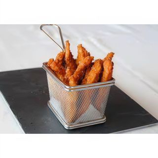 Fingers de pollo con salsa miel y mostaza