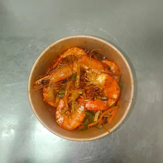 Langostinos Salteados Con Salsa Gon-Bao(6langostino)