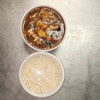 Cazuela de gambas con Ku Bak