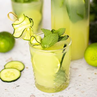 Limonada De Pepino Con Menta