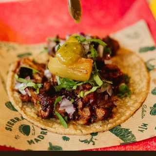 Tacos trompo vegetariano