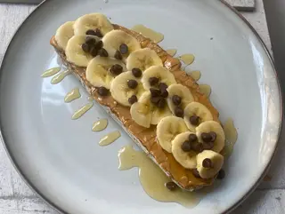 Peanut Banana Toast
