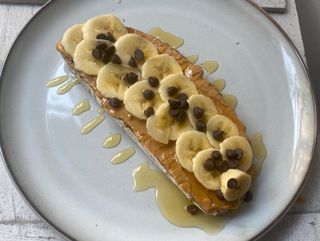Peanut Banana Toast