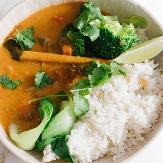 Curry Masaman de verduras