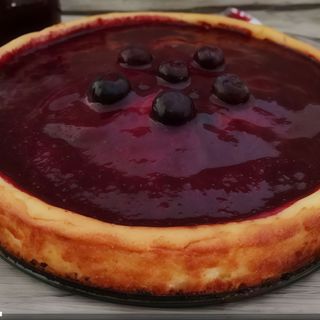 Tarta de queso y frutos rojos 