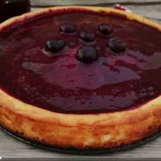 Tarta de queso y frutos rojos 