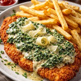 Milanesa Rebozada De Espinaca 