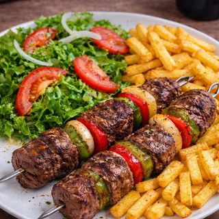 Brocheta De Ternera plato