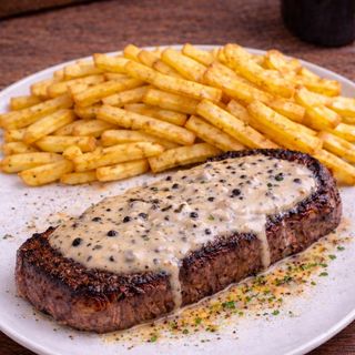 Entrecot De Ternera de 300grs  Con Salsa De Pimienta 