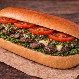 Bocadillo De Bistec Al Chimi 