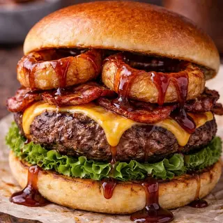 Hamburguesa Bbq