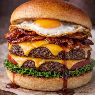 Hamburguesa Doble 