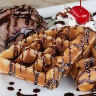 Gofre con Chocolate
