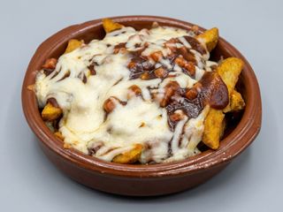 Patatas Locas Barbacoa (1/2 porción)