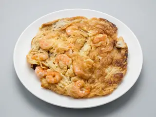 36. Tortilla De Huevos Con Gambas