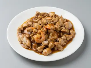 108. Pollo Con Gambas