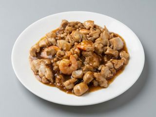 108. Pollo Con Gambas