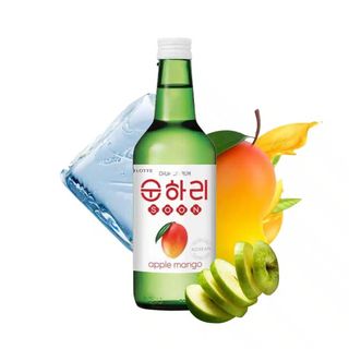 Soju coreano sabor manzana y mango (35 cl.)