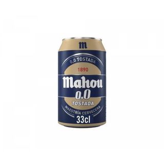 Cerveza Mahou 0.0 Tostada Lata 33cl.