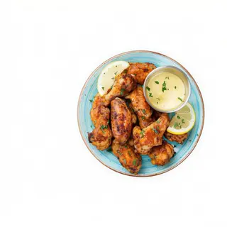 Alitas De Pollo Fritas (6 Uds.)