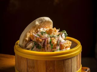 Bao de calamar crujiente (1 ud)