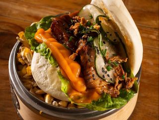 Bao peruano de panceta( 1ud )