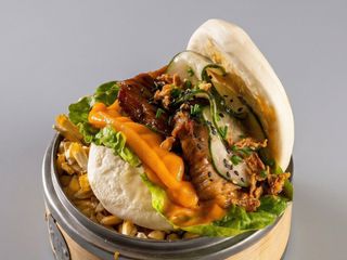 Bao peruano de panceta( 1ud )