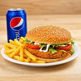 Menú Hamburguesa De Pollo