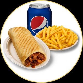 Menú Rollo Kebab De Ternera