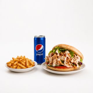 Menú Pita Kebab De Pollo