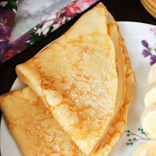 Crepe de confitura de naranja