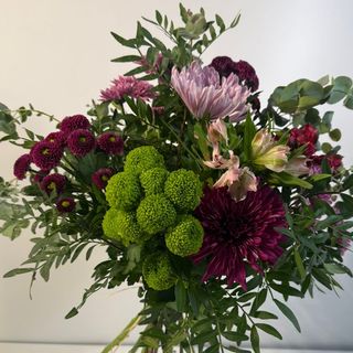 Ramo Rosa y Verde Tamaño XL