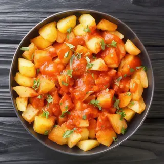 Patatas bravas (ración)