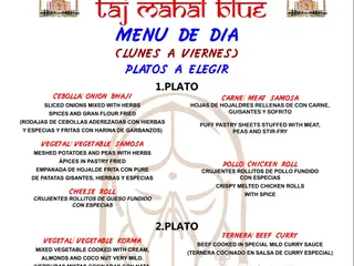 Menú diario