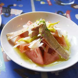 Ensalada de tomate y ventresca
